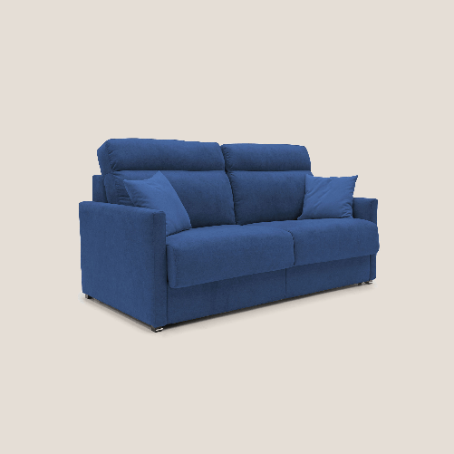 Divano letto matrimoniale tessuto 176 cm (mat.140x197) blu