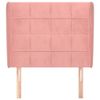 Testiera-ad-Orecchio-Rosa-103x23x78-88-cm-in-Velluto
