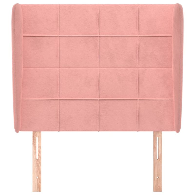 Testiera-ad-Orecchio-Rosa-103x23x78-88-cm-in-Velluto