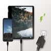 Adattatore-presa-USBC-PD-USB-LogiL-1x-USBC-PD-USBA-QC-18W-nero