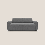 Divano letto in tessuto 195 cm (mat. 140x197) marrone