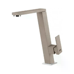 Elleci Blade MGKBLA43 Miscelatore monocomando con canna girevole inclinata Granitek Tortora