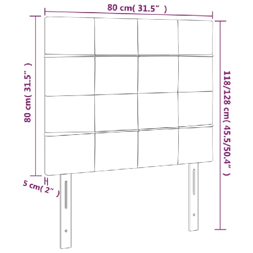 Testiera-2-pz-Blu-Scuro-80x5x78-88-cm-in-Velluto