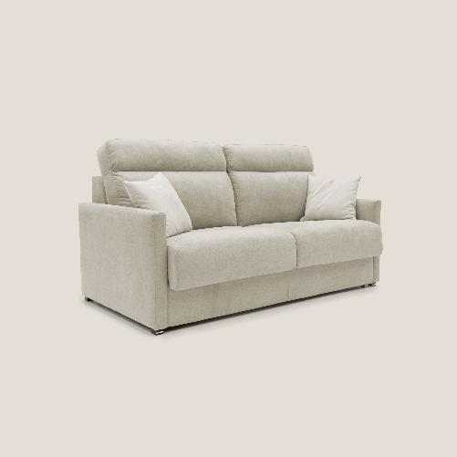 Divano letto matrimoniale tessuto 176 cm (mat.140x197) Marrone