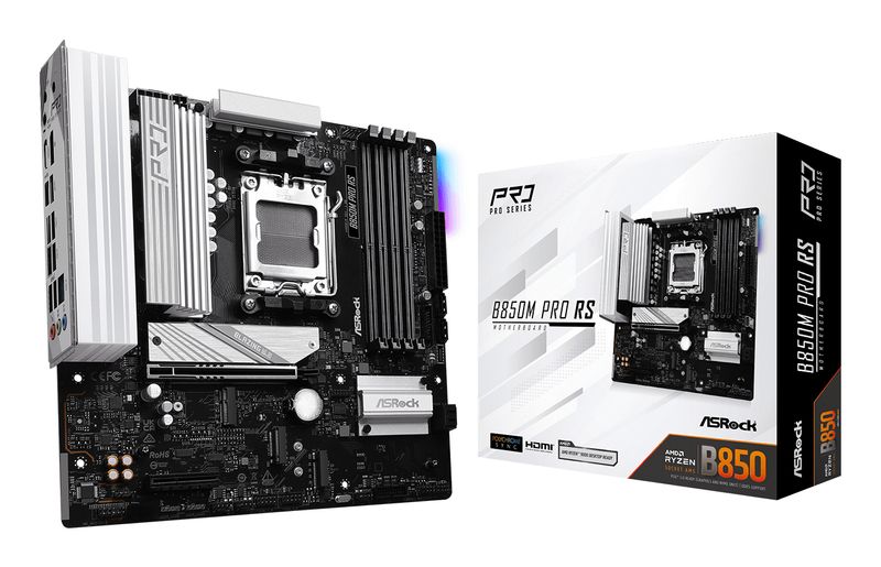 Asrock-B850M-Pro-RS-AMD-B850-Socket-AM5-micro-ATX