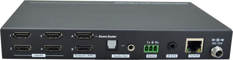 Vivolink-VLHDMIMAT4X2RS-interruttore-a-matrice-Commutatore-a-matrice-scalare-75-W--HDMI-2.0-4x2-Matrix-switcher---.--