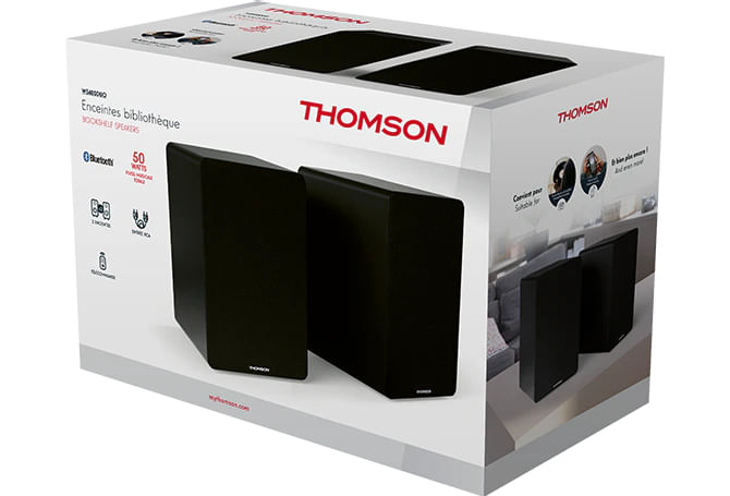 Thomson-WS400DUO-altoparlante-2-vie-Nero-Con-cavo-e-senza-cavo-50-W