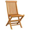 vidaXL-Sedie-da-Giardino-con-Cuscini-Antracite-2-pz-Massello-di-Teak