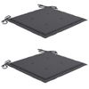 vidaXL-Sedie-da-Giardino-con-Cuscini-Antracite-2-pz-Massello-di-Teak