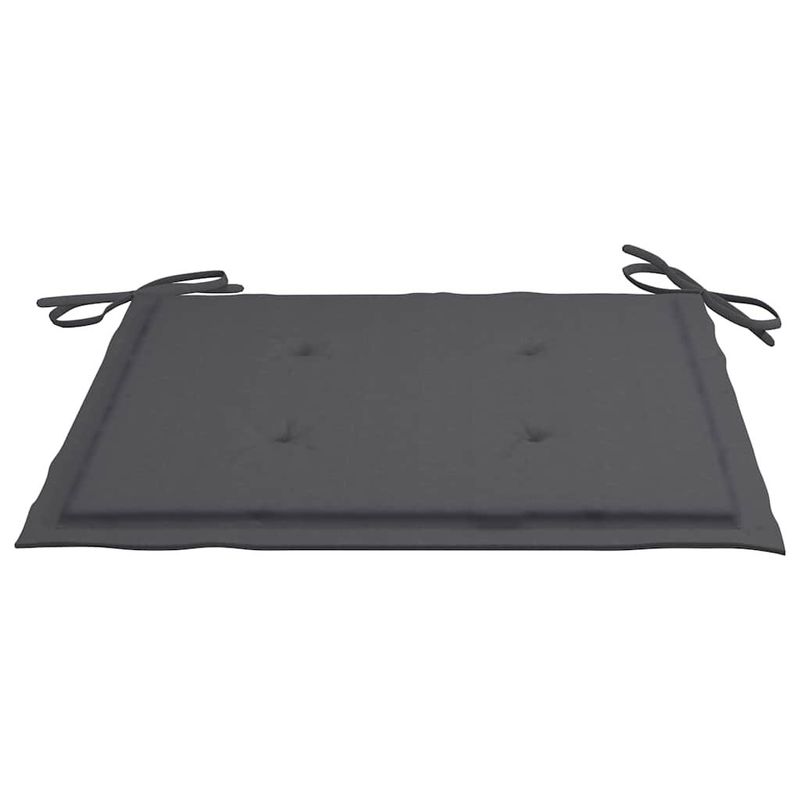 vidaXL-Sedie-da-Giardino-con-Cuscini-Antracite-2-pz-Massello-di-Teak