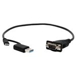EXSYS Cavo da USB 2.0 a seriale RS-232 connettore C/A a 9 pin, 0,5 m, 1xSer., chipset FTDI