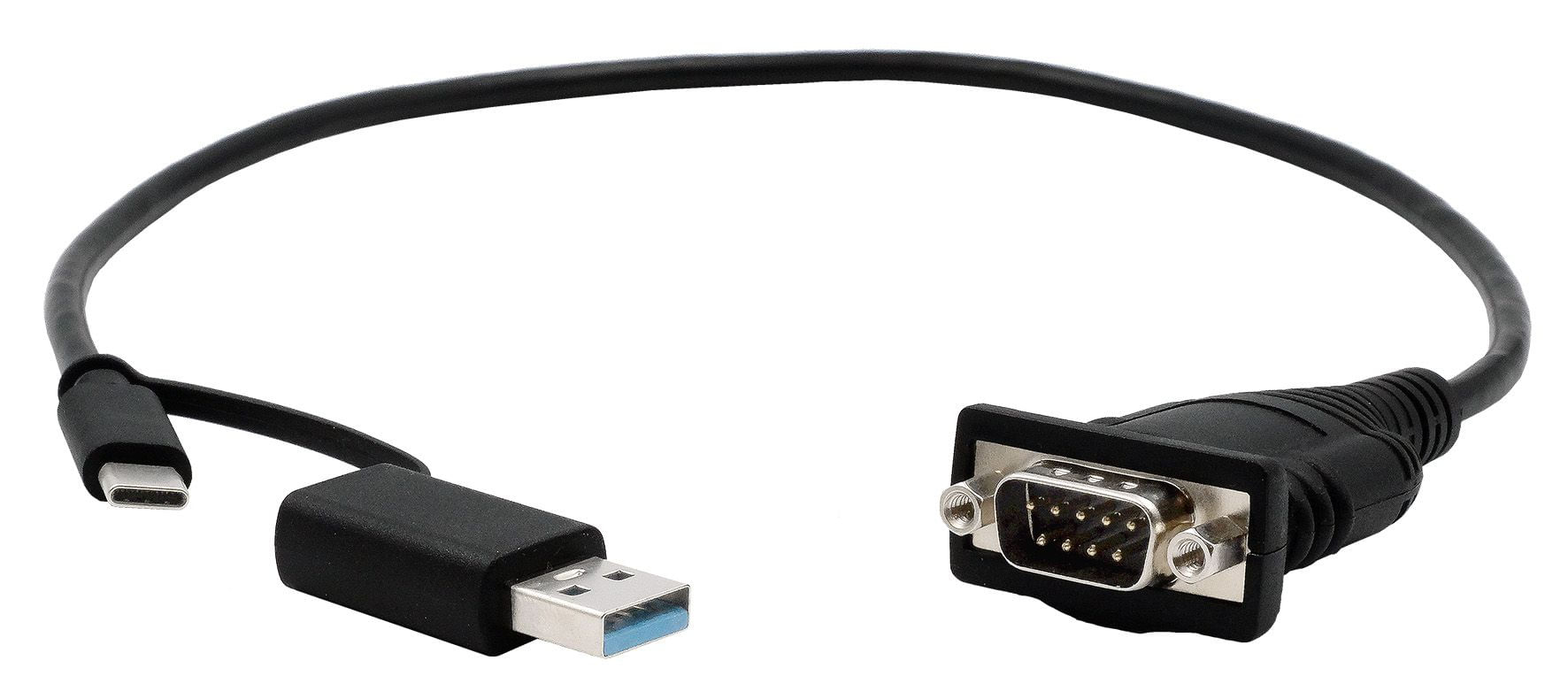 EXSYS Cavo da USB 2.0 a seriale RS-232 connettore C/A a 9 pin, 0,5 m, 1xSer., chipset FTDI