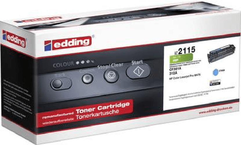 Edding toner edding EDD-2115 ciano compatibile con HP 312A (CF381A)
