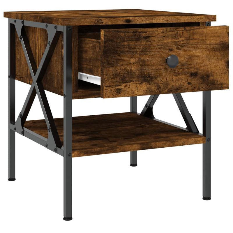 vidaXL-Comodino-Rovere-Fumo-40x42x45-cm-in-Legno-Multistrato