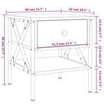 vidaXL-Comodino-Rovere-Fumo-40x42x45-cm-in-Legno-Multistrato