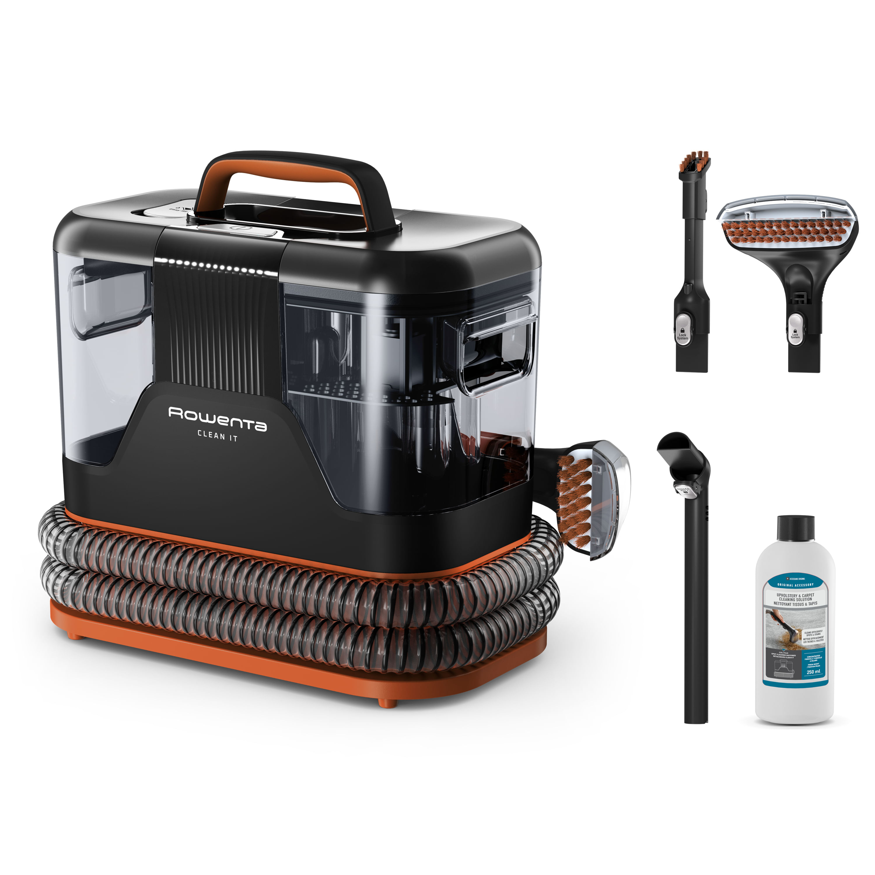Rowenta Clean It IN5011F0 aspirapolvere a traino 1,5 L Bagnato 400 W Senza sacchetto