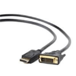 Cablexpert Gembird CC-DPM-DVIM-6 cavo e adattatore video 1,8 m DisplayPort DVI Nero