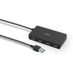 NOX Lite Hub One USB 3.2 Gen 1 (3.1 Gen 1) Type-A 10 Mbit/s Nero