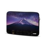 Subblim Funda Neopreno Trendy para Portatil 15.6" - Grosor 3Mm - Resistencia a Golpes - Diseño Mountain - Color Negro