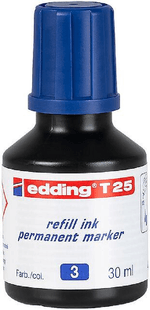 Flacone-di-ricarica-Edding-T25-per-pennarello-indelebile---Capacita-30-ml---Colore-blu