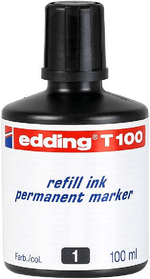 EDDING-T100-RECARGE-BARCA-PER-IL-MARIGLIO-PERMANENTE---Capacita-100-ml---colore-nero