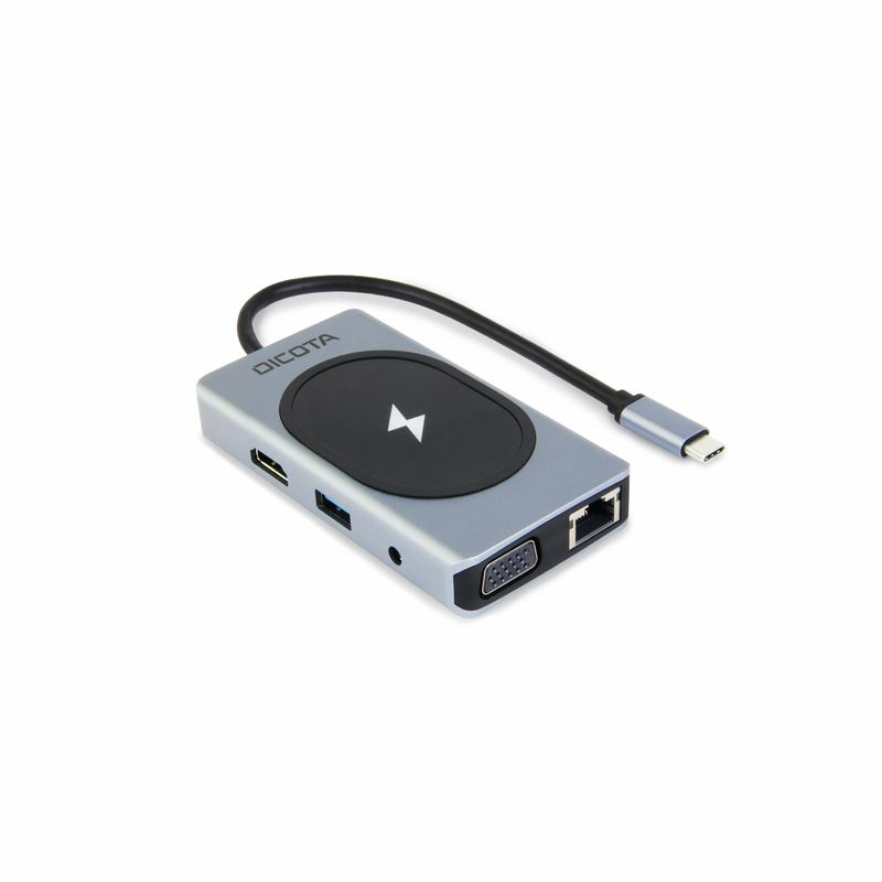 DICOTA-D32059-hub-di-interfaccia-USB-tipo-C-Nero-Argento--USB-C-10-IN-1-CHARGING-HUB-4K---PD-100W-
