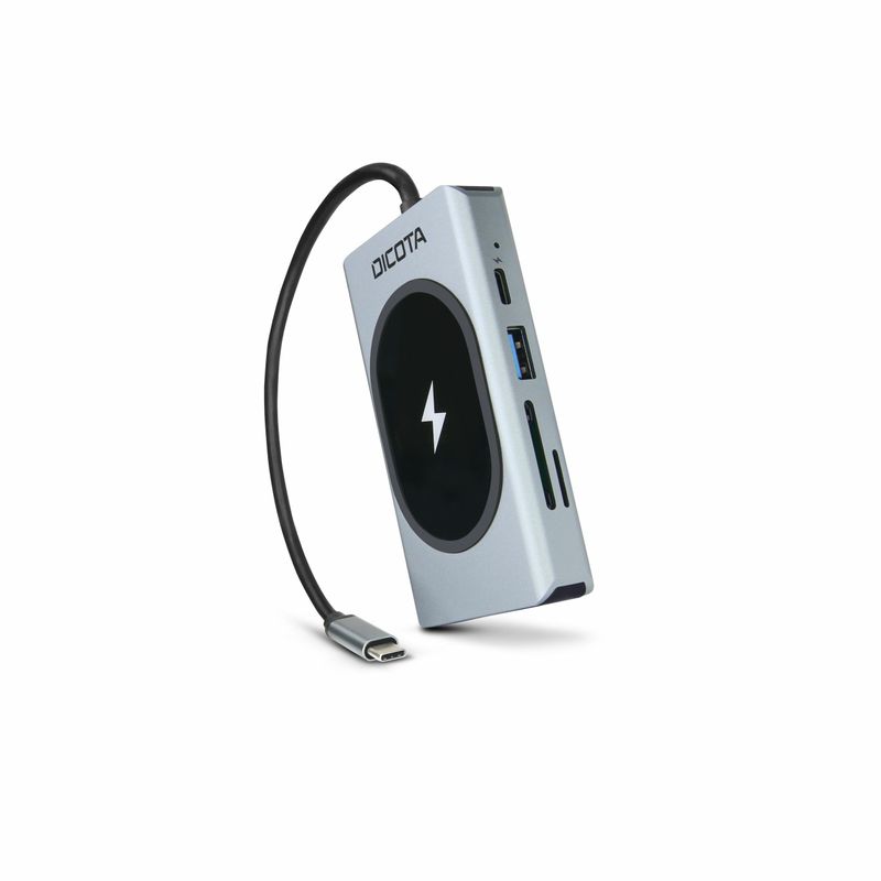 DICOTA-D32059-hub-di-interfaccia-USB-tipo-C-Nero-Argento--USB-C-10-IN-1-CHARGING-HUB-4K---PD-100W-