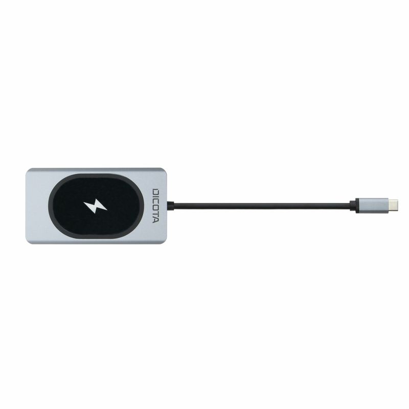 DICOTA-D32059-hub-di-interfaccia-USB-tipo-C-Nero-Argento--USB-C-10-IN-1-CHARGING-HUB-4K---PD-100W-
