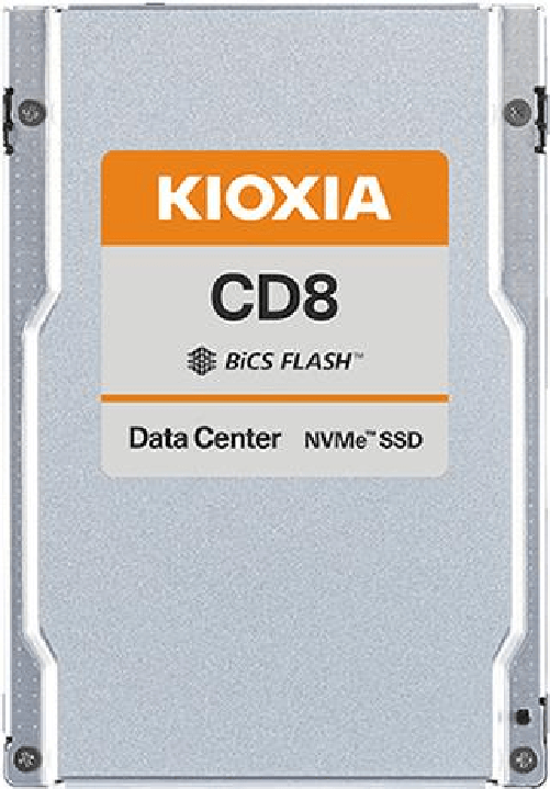 Kioxia Holdings Corporation Kioxia CD8-R 2.5 7,68 TB PCI Express 4.0 BiCS FLASH TLC NVMe (KIOXIA KCD8 series - SSD