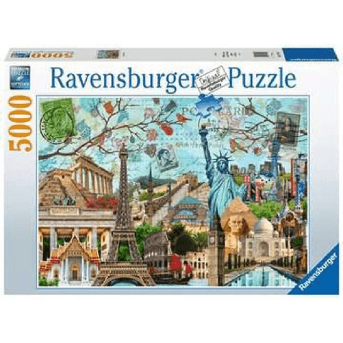 Ravensburger Puzzle Ravensburger 17118 Big Cities Collage 5000 Pezzi