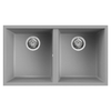 Elleci-Lavello-Incasso-2-vasche-76x435-Quadra-350-Sottotop-Keratek-Grigio-Light-Grey-LKQ35097BSO