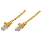 Intellinet Cat5e UTP, 3m cavo di rete Giallo U/UTP (UTP)