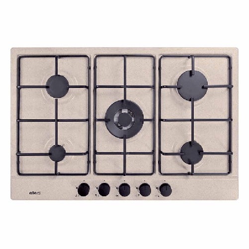 Elleci-Piani-cottura-da-incasso-Style-75-5-fuochi-Granitek-51-Avena-PGSS75351CB