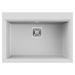 Elleci-Lavello-Incasso-1-vasca-70x50-Karisma-120-Granitek-Bianco-LGK12068