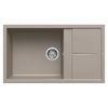Elleci-Lavello-Incasso-1-vasca-86x50-Unico-410-Granitek-Grigio-Tortora-LGU41043