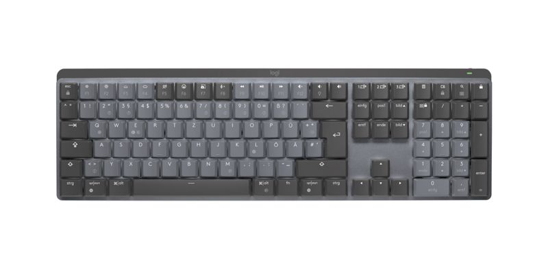 Logitech-MX-Mechanical-tastiera-Ufficio-RF-senza-fili---Bluetooth-QWERTZ-Tedesco-Grafite-Grigio