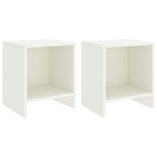 Comodini-2-pz-Bianco-35x30x40-cm-in-Pino-Massello