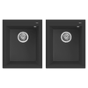 Elleci-Lavello-Incasso-Quadra-200-Granitek-Nero-LGQ20040