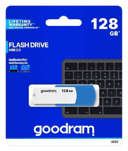 Goodram-UCO2-unita-flash-USB-128-GB-USB-tipo-A-2.0-Blu-Bianco