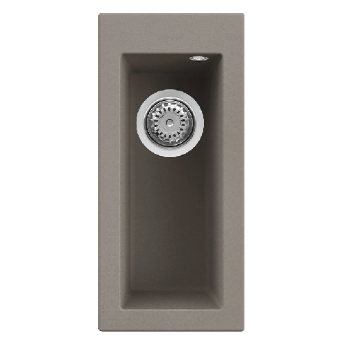 Elleci-Lavello-Incasso-1-vasca-23x50-Quadra-50-Keratek-Grigio-Dove-Grey-LKQ05093