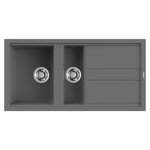 Elleci-Lavello-da-incasso-Best-475-Keratek-Grigio-Dark-Grey-LKB47599