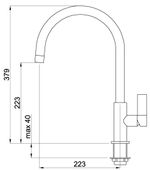 Elleci-Rubinetto-Miscelatore-Cucina-Volta-Cromata-Cromato-MIKVTACR