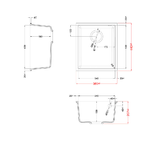 Elleci-Lavello-Incasso-1-vasca-38x44-Quadra-100-Sottotop-Granitek-Bianco-LGQ10068BSO