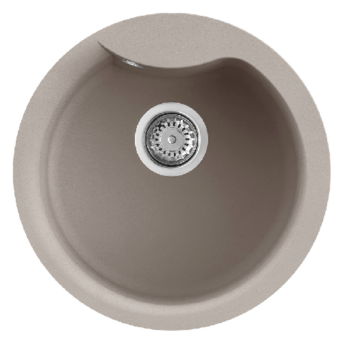 Elleci-Lavello-Tondo-da-incasso-Ego-Round-Granitek-Grigio-Tortora-LGEROU43