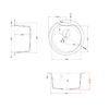 Elleci-Lavello-Tondo-da-incasso-Ego-Round-Granitek-Grigio-Tortora-LGEROU43