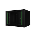 Lanview LOGON RWM06U45BL rack 6U Da parete Nero (19'' 6U Rack Wall Mount 600 x - 450 x 380mm - Black - Warranty: 60M)