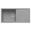 Elleci-Lavello-Incasso-1-vasca-100x50-Unico-480-Keratek-Grigio-Light-Grey-LKU48097