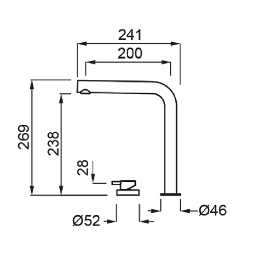 Elleci-Rubinetto-Miscelatore-Cucina-Kent-Cromato-Spazzolato-MIKKENCS
