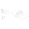 Elleci-Lavello-Incasso-1-vasca-23x50-Quadra-50-Granitek-Avena-LGQ05051