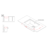 Elleci-Lavello-Incasso-1-vasca-69x438-Karisma-120-Sottotop-Granitek-Bianco-LGK12068BSO